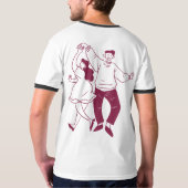 T-shirt "Danser à travers la vie" (Dos)