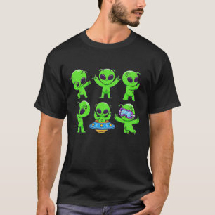 T-shirt Danser Aliens Défi Danse UFO Fun CollT-Shirt