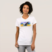T-shirt Danser Avec Baleines Dames Bella Canvas Tee (Devant entier)