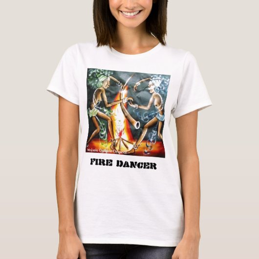 T-SHIRT DANSER DE FEU (Devant)
