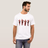 T-shirt Danser Donald Trump Noël MAGA (Devant entier)