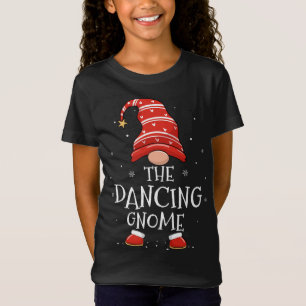 T-Shirt Danser Gnome Xmas Famille Correspondance Funky Noë