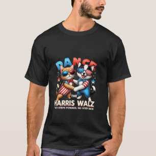 T-shirt Danser Harris Walz Drôle Chat Ladies Kamala Harr