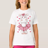 T-shirt Danser Hippo enchanter (Devant)