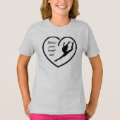 T-shirt Danser ton coeur dehors Tee (Devant)