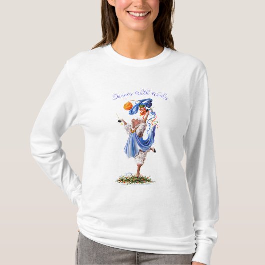 T-shirt DANSES AVEC les moutons incognito de tricot de (Devant)