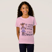 T-Shirt Danseur d'attitude (Devant entier)