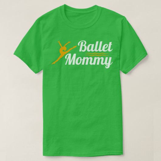 T-shirt Danseur de ballet Fier maman (Design devant)