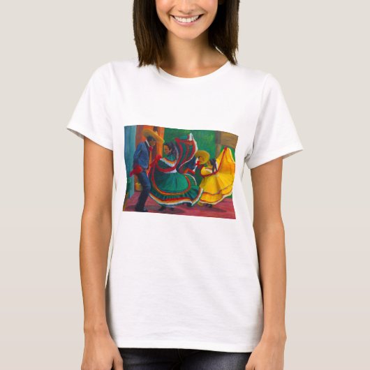 T-shirt Danseur de ballet folklorique mexicain (Devant)