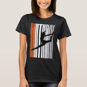 T-shirt Danseur de danse rétro jaune unique Adolescents