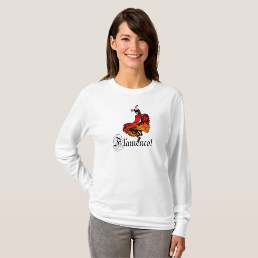 T-shirt Danseur de flamenco (Devant entier)