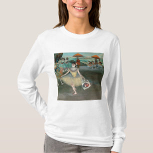 T-shirt Danseur d'Edgar Degas avec le bouquet, faisant