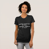 T-shirt Danseur d'oscillation Ninja mortel par nuit (Devant entier)