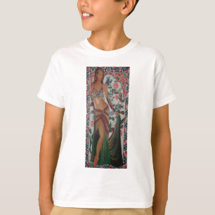 T-shirt Danseur Du Ventre Turc Avec Arrière-Groupe D'Art T