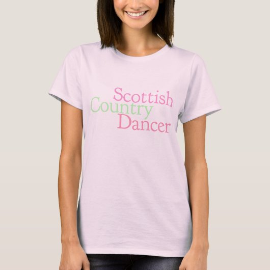 T-shirt Danseur écossais de pays (Devant)