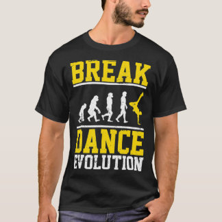 T-shirt Danseur Hip hop de danse de rupture de l'évolution