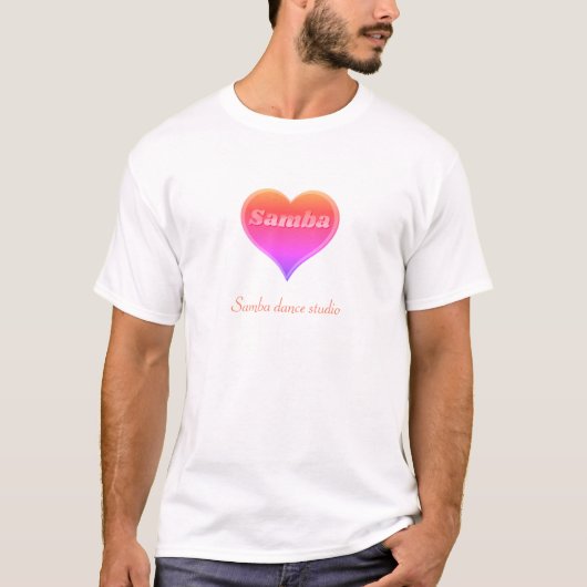 T-shirt Danseur Samba ou Studio (Devant)