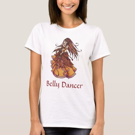 T-shirt Danseur ventre Moon Automne (Devant)