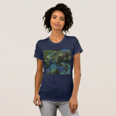 T-shirt Danseurs bleus par Edgar Degas, Impressionnisme Vi (Devant entier)