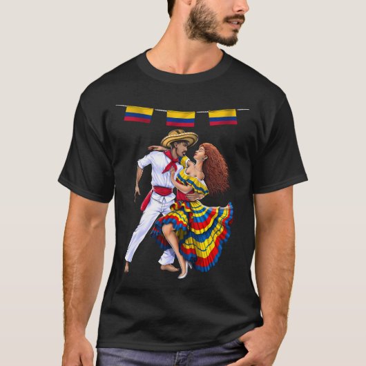 T-shirt Danseurs colombiens (Devant)