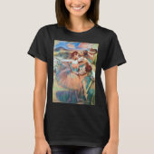 T-shirt Danseurs dans un paysage par Edgar Degas (Devant)