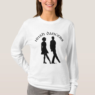 T-shirt Danseurs irlandais de step en silhouette