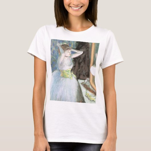 T-shirt Danseuse dans sa loge par Edgar Degas (Devant)