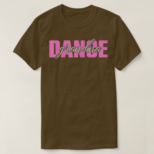 T-shirt Danseuse de Ballerina Danser Grand-mère Danser (Design devant)