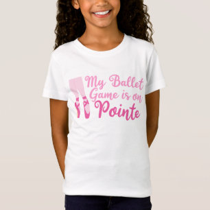 T-Shirt Danseuse de ballet amusante Pun Ballerina En Point