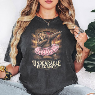 T-shirt Danseuse de ballet Ours drôle Dabbing Conception d