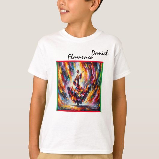 T-shirt Danseuse de flamenco (Devant)