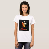 T-shirt Danseuse de flamenco (Devant entier)