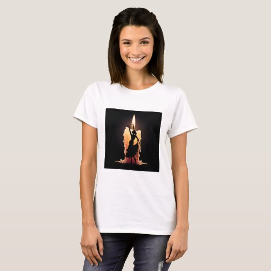 T-shirt Danseuse de flamenco (Devant entier)