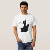 T-shirt Danseuse de flamenco uniquement (Devant entier)