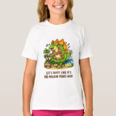 T-shirt Danseuse de hula Stegosaurus (Devant)