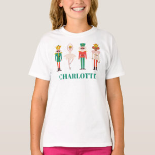 T-shirt Danseuse de Noël festive Casse-Noisette 