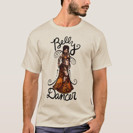 T-shirt Danseuse du ventre déesse (Devant)