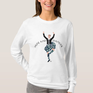 T-shirt Danseuse écossaise Highland Fling