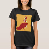 T-shirt danseuse flamenco (Devant)