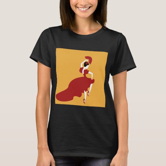 T-shirt danseuse flamenco (Devant)