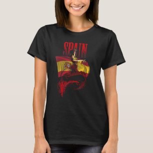 T-shirt Danseuse flamenco Espagne Drapeau espagnol Patrimo