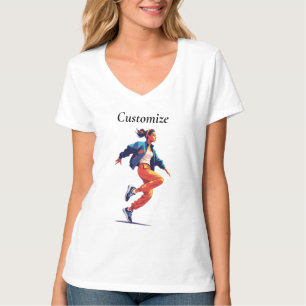 T-shirt Danseuse Hip Hop Thunder_Cove
