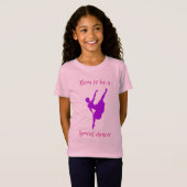 T-shirt danseuse lyrique (Devant entier)