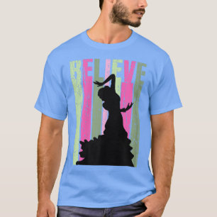 T-shirt Danseuse rétro flamenco femmes danse espagnol hisp