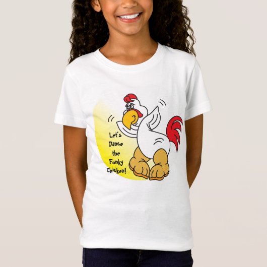 T-Shirt Dansons le poulet funky (Devant)