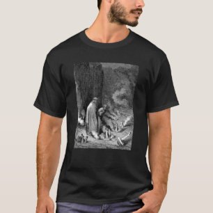 T-shirt Dante s'adresse au pape Nicolas III par Gustave Do