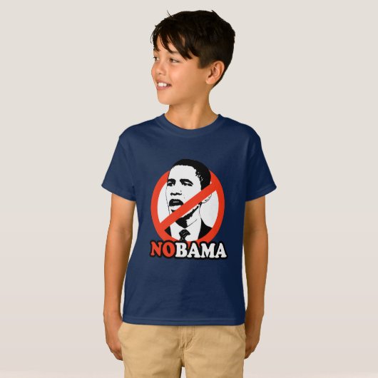 T-SHIRT D'ANTI-OBAMA/NOBAMA (Devant entier)