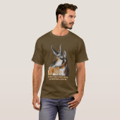 T-shirt d'antilope de Pronghorn (Devant entier)