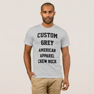 T-SHIRT D'APPAREIL AMÉRICAIN GRAY D'ARGENT Personn