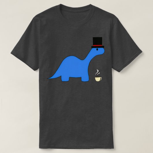 T-shirt Dapper bleu Dino (Design devant)